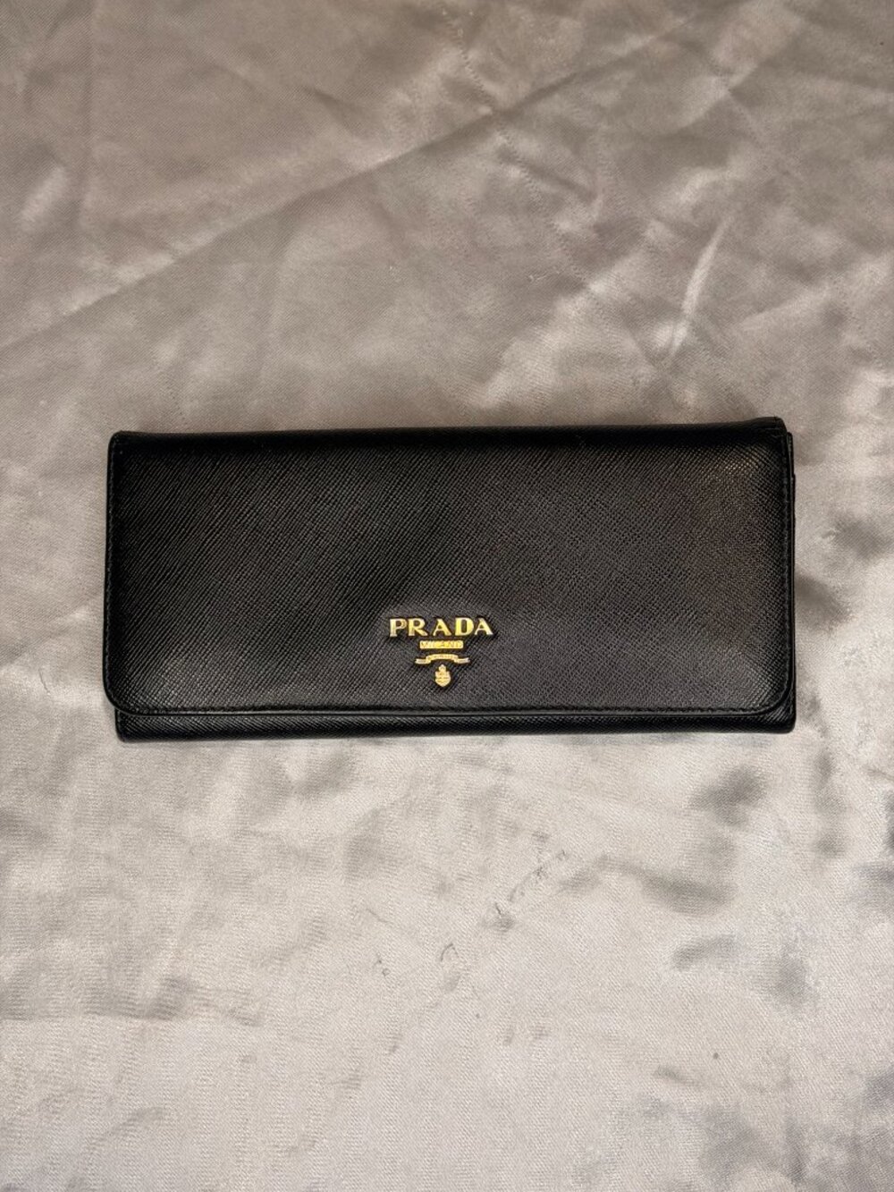 Prada Saffiano Leather Continental Wallet